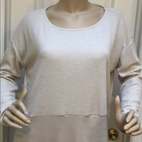OATMEAL TUNIC KNIT TOP - Picture 5 of 8
